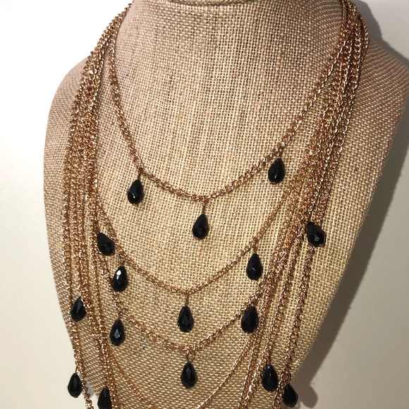 Multi-Strand Statement Necklace - Picture 2 of 5